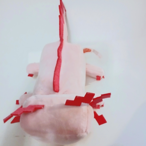 MINECRAFT MATTEL AXOLOTI PINK 12IN PLUSH MINCRAFT CAVES & CLIFFS - Picture 2 of 5